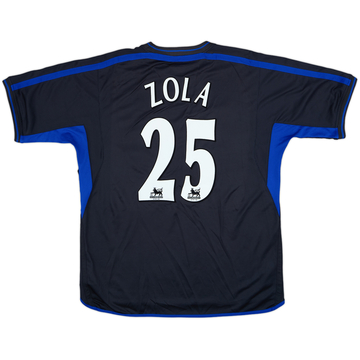 2002-04 Chelsea Away Shirt Zola #25 - 8/10 - (XL)