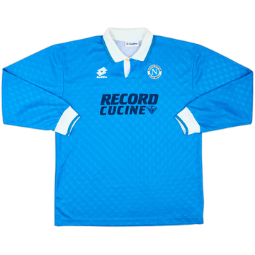 1994-96 Napoli Match Issue Home L/S Shirt #5