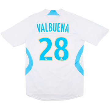 2007-08 Olympique Marseille Home Shirt Valbuena #28 - 8/10 - (S)