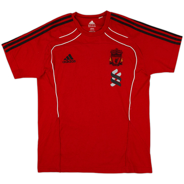 2010-11 Liverpool adidas Cotton Tee - 8/10 - (M)