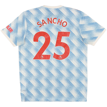 2021-22 Manchester United Away Shirt Sancho #25 - 7/10 - (L)