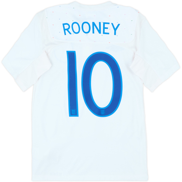 2010-11 England Home Shirt Rooney #10 - 8/10 - (XS)