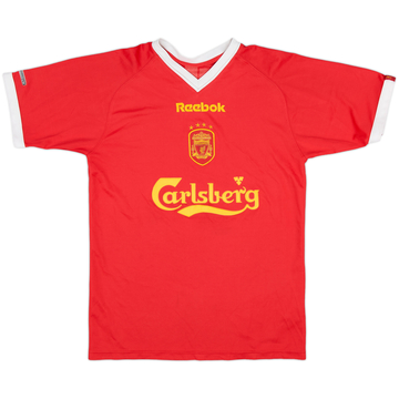 2001-03 Liverpool CL Shirt - 8/10 - (XL.Boys)