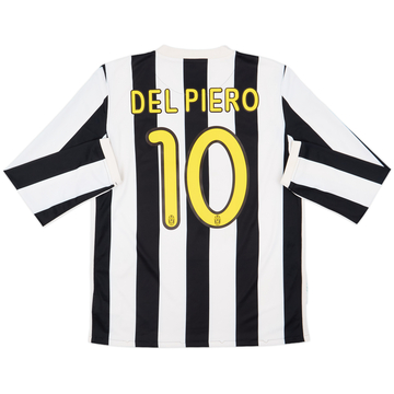 2009-10 Juventus Home L/S Shirt Del Piero #10 - 7/10 - (M)