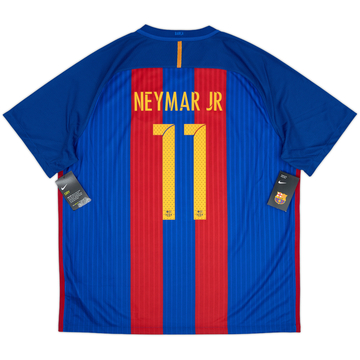 2016-17 Barcelona Home Shirt Neymar Jr #11 (XXL)
