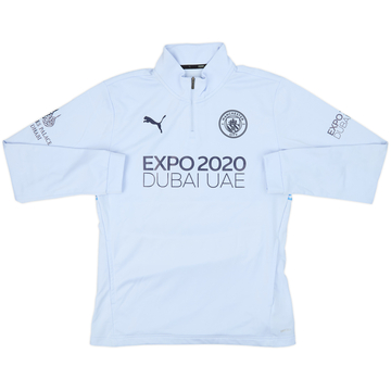 2021-22 Manchester City Faze Clan x Puma 1/4 Zip Drill Top - 9/10 - (M)