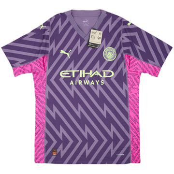 2023-24 Manchester City Player Issue GK S/S Shirt (XL)