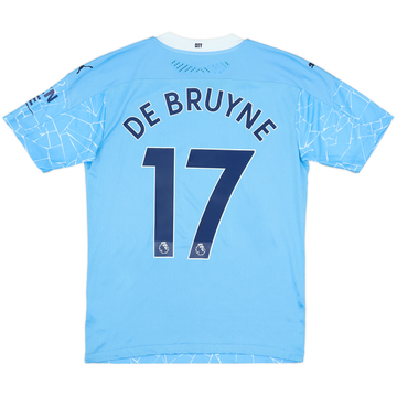 2020-21 Manchester City Authentic Home Shirt De Bruyne #17 (S)