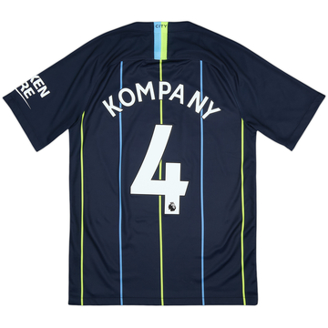 2018-19 Manchester City Away Shirt Kompany #4 - 10/10 - (S)