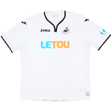 2017-18 Swansea Home Shirt - 8/10 - (3XL)