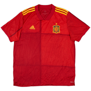 2020-21 Spain Home Shirt - 10/10 - (XL)