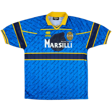 1998-99 Hellas Verona Match Issue Home Shirt #11