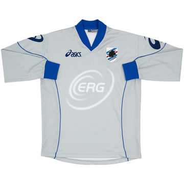 2003-04 Sampdoria Asics Training L/S Shirt - 9/10 - (S)