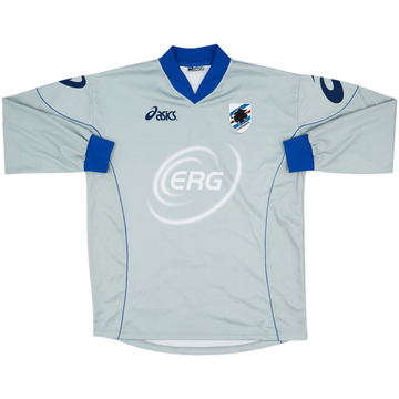 2003-04 Sampdoria Asics Training L/S Shirt - 8/10 - (XL)