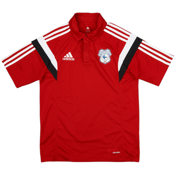 2016-17 Cardiff City adidas Polo Shirt - 8/10 - (S)
