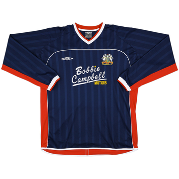 2003-04 Glenavon Home L/S Shirt - 8/10 - (XXL)