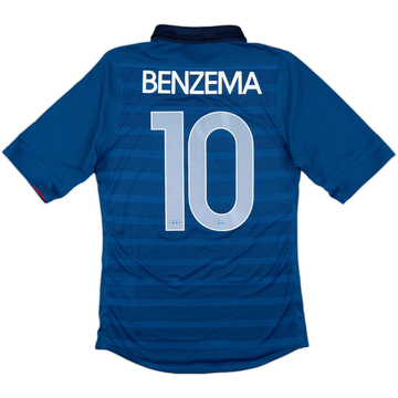 2011-12 France Home Shirt Benzema #10 - 8/10 - (S)