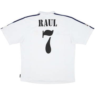 2001 Real Madrid Home Shirt Raul #7 - 5/10 - (L)
