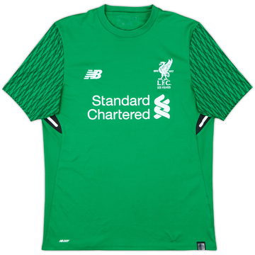 2017-18 Liverpool '125 Years' GK Shirt - 8/10 - (XL.Boys)