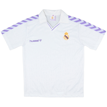 1986-88 Real Madrid Home Shirt - 9/10 - (XL)