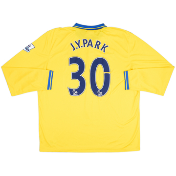 2013-14 Arsenal Away L/S Shirt J.Y.Park #30 - 5/10 - (3XL)