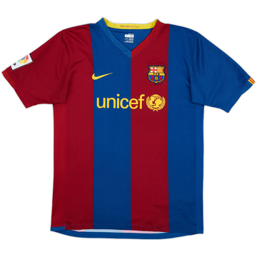 2006-07 Barcelona Home Shirt - 7/10 - (XL.Boys)