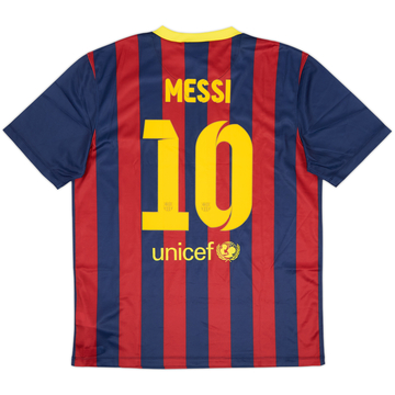2013-14 Barcelona Básica Camiseta Local Messi #10 (L)