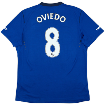 2014-15 Everton Home Shirt Oviedo #8 - 7/10 - (L)