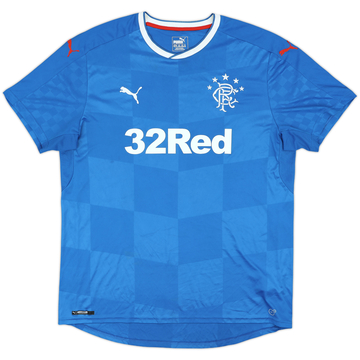 2016-18 Rangers Home Shirt - 8/10 - (XXL)