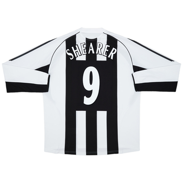2005-07 Newcastle Home L/S Shirt Shearer #9 - 10/10 - (L)