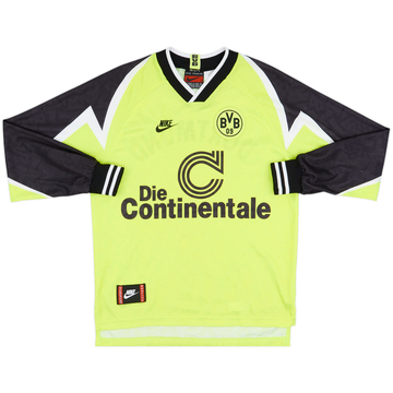1995-96 Borussia Dortmund Home L/S Shirt - 8/10 - (S)