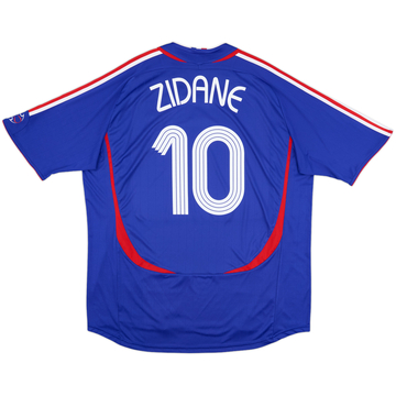 2006-07 France Home Shirt Zidane #10