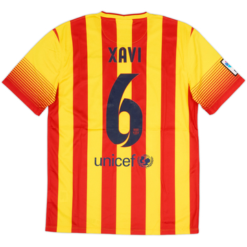 2013-15 Barcelona Away Shirt Xavi #6 (M)