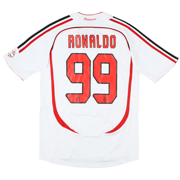 2006-07 AC Milan Away Shirt Ronaldo #99 - 8/10 - (S)