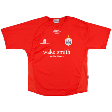 2007-08 Barnsley FA Cup Semi Final Home Shirt - 8/10 - (M)