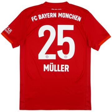 2019-20 Bayern Munich Home Shirt Muller #25 - 10/10 - (S)
