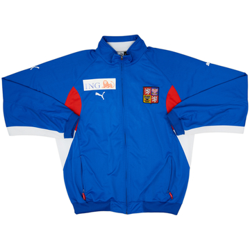 2003-04 Czech Republic Player Issue Puma Track Jacket - 7/10 - (XL)