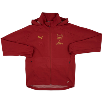 2017-18 Arsenal Puma Staff Issue Hooded Rain Jacket PB - 6/10 - (M)
