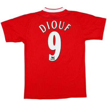 2002-04 Liverpool Home Shirt Diouf #9 - 8/10 - (Y)