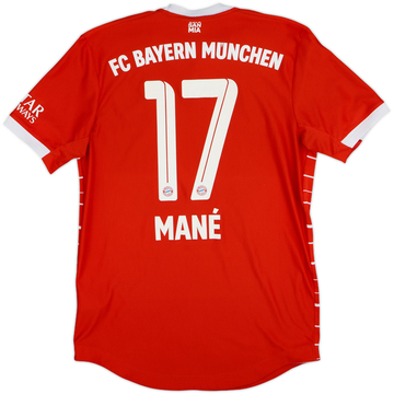 2022-23 Bayern Munich Authentic Home Shirt Mane #17 - 7/10 - (S)