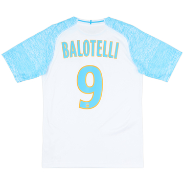 2018-19 Olympique Marseille Home Shirt Balotelli #9 - 10/10 - (S)