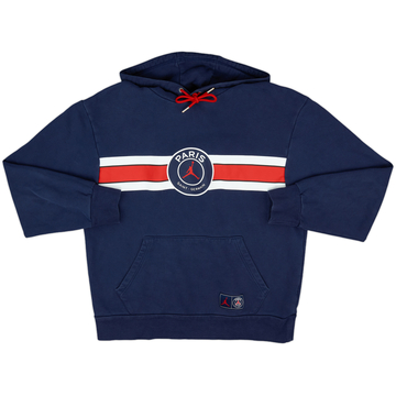 2021-22 Paris Saint-Germain Jordan Hooded Sweat Top - 7/10 - (L)