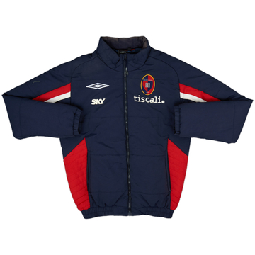 2007-08 Cagliari Umbro Padded Bench Coat - 7/10 - (L)