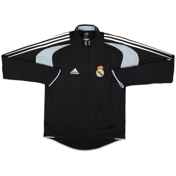 2004-05 Real Madrid adidas 1/4 Zip Drill Top - 7/10 - (M)