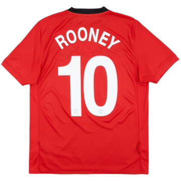 2009-10 Manchester United Home Shirt Rooney #10 - 6/10 - (M)
