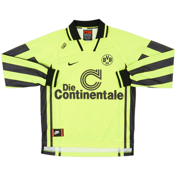 1996-97 Borussia Dortmund Home L/S Shirt - 8/10 - (M)
