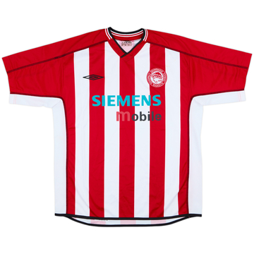 2002-03 Olympiakos Home Shirt - 8/10 - (M)