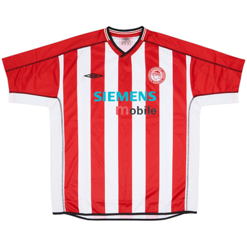 2002-03 Olympiakos Home Shirt - 6/10 - (XL)