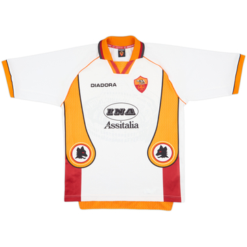 1997-98 Roma Away Shirt - 8/10 - (L)