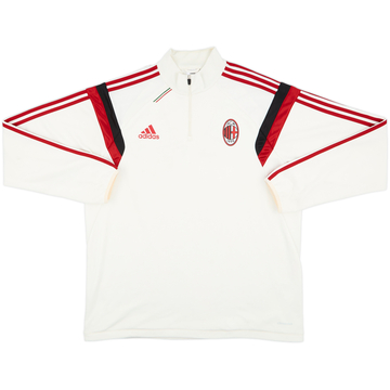 2014-15 AC Milan adidas 1/4 Zip Drill Top - 7/10 - (XL)